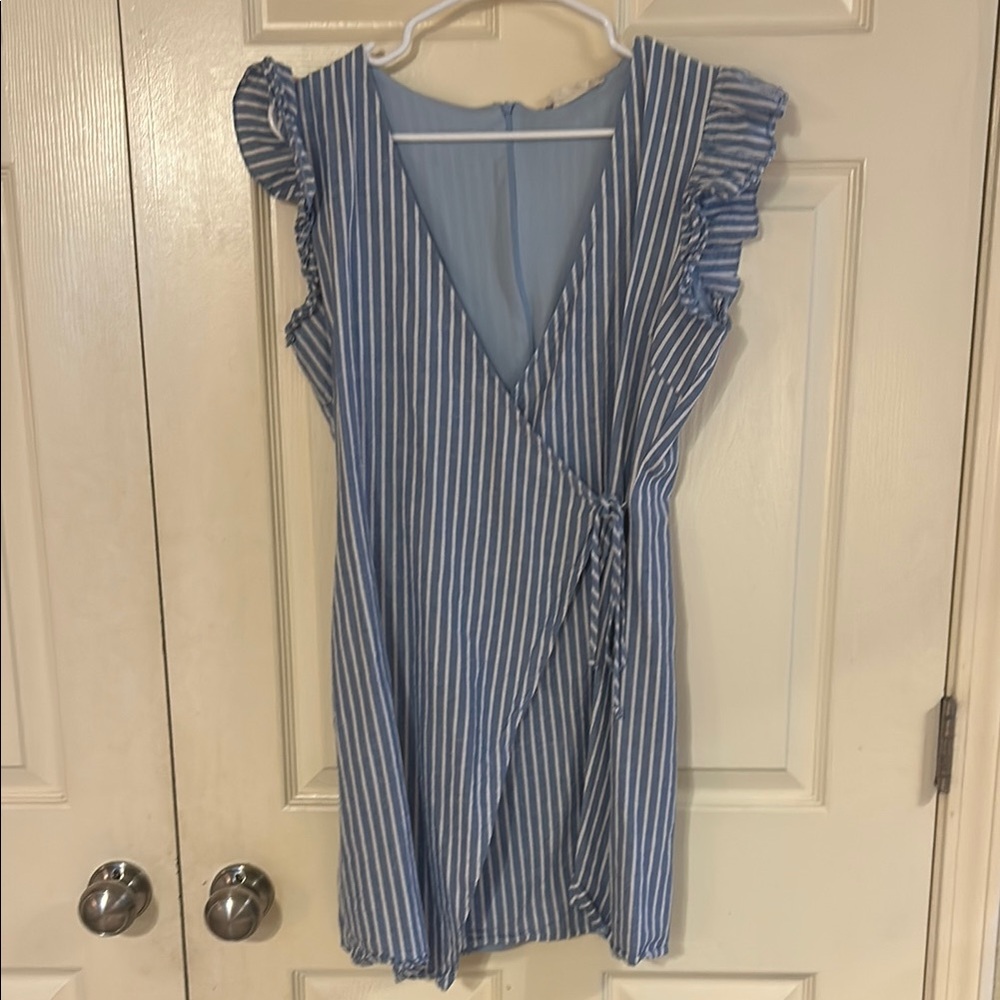 Altar'd State Blue and White Dress size medium